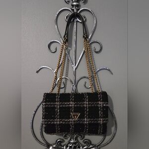 GUESS Black and Gold Women's Bag